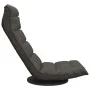 Drehbarer Bodenstuhl aus dunkelgrauem Stoff von vidaXL, Bodenstühle - Ref: Foro24-336575, Preis: 103,09 €, Rabatt: %