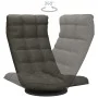 Drehbarer Bodenstuhl aus dunkelgrauem Stoff von vidaXL, Bodenstühle - Ref: Foro24-336575, Preis: 103,09 €, Rabatt: %