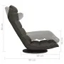 Drehbarer Bodenstuhl aus dunkelgrauem Stoff von vidaXL, Bodenstühle - Ref: Foro24-336575, Preis: 103,09 €, Rabatt: %