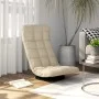 Silla de suelo giratoria de tela crema de vidaXL, Sillas de suelo - Ref: Foro24-336576, Precio: 115,48 €, Descuento: %