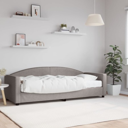 Sofá cama con colchón tela gris taupe 80x200 cm de vidaXL, Camas y somieres - Ref: Foro24-3197168, Precio: 316,31 €, Descuent...