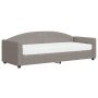 Sofá cama con colchón tela gris taupe 80x200 cm de vidaXL, Camas y somieres - Ref: Foro24-3197168, Precio: 316,31 €, Descuent...