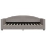 Sofá cama con colchón tela gris taupe 80x200 cm de vidaXL, Camas y somieres - Ref: Foro24-3197168, Precio: 316,31 €, Descuent...