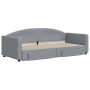 Sofá cama nido con cajones tela gris claro 90x200 cm de vidaXL, Camas y somieres - Ref: Foro24-3197224, Precio: 290,50 €, Des...