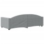Sofá cama nido con cajones tela gris claro 90x200 cm de vidaXL, Camas y somieres - Ref: Foro24-3197224, Precio: 290,50 €, Des...