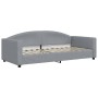 Sofá cama nido con cajones tela gris claro 90x200 cm de vidaXL, Camas y somieres - Ref: Foro24-3197224, Precio: 290,50 €, Des...