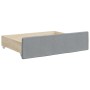 Sofá cama nido con cajones tela gris claro 90x200 cm de vidaXL, Camas y somieres - Ref: Foro24-3197224, Precio: 290,50 €, Des...