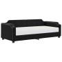 Sofá cama con colchón tela negro 90x200 cm de vidaXL, Camas y somieres - Ref: Foro24-3197618, Precio: 322,28 €, Descuento: %
