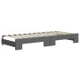 Sofá cama nido con cajones tela gris oscuro 80x200 cm de vidaXL, Camas y somieres - Ref: Foro24-3197238, Precio: 460,95 €, De...