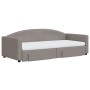Sofá cama nido con cajones tela gris taupe 90x200 cm de vidaXL, Camas y somieres - Ref: Foro24-3197245, Precio: 479,69 €, Des...