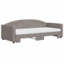 Sofá cama nido con colchón tela gris taupe 90x200 cm de vidaXL, Camas y somieres - Ref: Foro24-3197209, Precio: 444,17 €, Des...