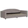 Sofá cama nido con colchón tela gris taupe 90x200 cm de vidaXL, Camas y somieres - Ref: Foro24-3197209, Precio: 444,17 €, Des...
