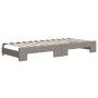 Sofá cama nido con colchón tela gris taupe 90x200 cm de vidaXL, Camas y somieres - Ref: Foro24-3197209, Precio: 444,17 €, Des...