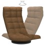 Silla de suelo giratoria de tela marrón de vidaXL, Sillas de suelo - Ref: Foro24-336577, Precio: 108,05 €, Descuento: %