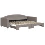 Sofá cama nido tela gris taupe 90x200 cm de vidaXL, Camas y somieres - Ref: Foro24-3197191, Precio: 251,51 €, Descuento: %