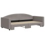 Sofá cama nido tela gris taupe 90x200 cm de vidaXL, Camas y somieres - Ref: Foro24-3197191, Precio: 251,51 €, Descuento: %
