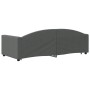 Sofá cama nido con cajones tela gris oscuro 90x200 cm de vidaXL, Camas y somieres - Ref: Foro24-3197225, Precio: 277,60 €, De...