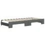 Sofá cama nido con cajones tela gris oscuro 90x200 cm de vidaXL, Camas y somieres - Ref: Foro24-3197225, Precio: 291,54 €, De...