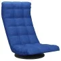 Drehbarer Bodenstuhl aus blauem Stoff von vidaXL, Bodenstühle - Ref: Foro24-336578, Preis: 105,34 €, Rabatt: %