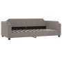 Sofá cama con colchón tela gris taupe 80x200 cm de vidaXL, Camas y somieres - Ref: Foro24-3197614, Precio: 318,84 €, Descuent...