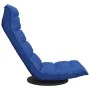 Drehbarer Bodenstuhl aus blauem Stoff von vidaXL, Bodenstühle - Ref: Foro24-336578, Preis: 105,34 €, Rabatt: %