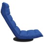 Silla de suelo giratoria de tela azul de vidaXL, Sillas de suelo - Ref: Foro24-336578, Precio: 106,55 €, Descuento: %