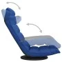Drehbarer Bodenstuhl aus blauem Stoff von vidaXL, Bodenstühle - Ref: Foro24-336578, Preis: 105,34 €, Rabatt: %