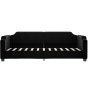 Sofá cama con colchón tela negro 80x200 cm de vidaXL, Camas y somieres - Ref: Foro24-3197613, Precio: 318,62 €, Descuento: %