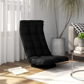 Black Fabric Swivel Floor Chair by vidaXL, Floor chairs - Ref: Foro24-336580, Price: 108,57 €, Discount: %