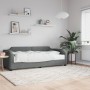 Sofá cama con colchón tela gris oscuro 90x190 cm de vidaXL, Camas y somieres - Ref: Foro24-3197627, Precio: 315,30 €, Descuen...