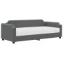 Sofá cama con colchón tela gris oscuro 90x190 cm de vidaXL, Camas y somieres - Ref: Foro24-3197627, Precio: 315,30 €, Descuen...