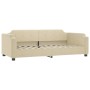 Sofá cama con colchón tela crema 80x200 cm de vidaXL, Camas y somieres - Ref: Foro24-3197615, Precio: 317,84 €, Descuento: %