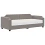 Sofá cama con colchón tela gris taupe 100x200 cm de vidaXL, Camas y somieres - Ref: Foro24-3197624, Precio: 380,48 €, Descuen...