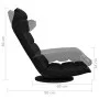 Silla de suelo giratoria de tela negra de vidaXL, Sillas de suelo - Ref: Foro24-336580, Precio: 108,57 €, Descuento: %