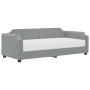 Sofá cama con colchón tela gris claro 90x200 cm de vidaXL, Camas y somieres - Ref: Foro24-3197616, Precio: 322,28 €, Descuent...