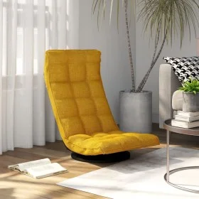 Silla de suelo giratoria de tela amarillo mostaza de vidaXL, Sillas de suelo - Ref: Foro24-336581, Precio: 110,65 €, Descuent...