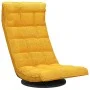 Silla de suelo giratoria de tela amarillo mostaza de vidaXL, Sillas de suelo - Ref: Foro24-336581, Precio: 110,65 €, Descuent...