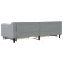 Sofá cama nido con cajones tela gris claro 80x200 cm de vidaXL, Camas y somieres - Ref: Foro24-3197457, Precio: 285,75 €, Des...