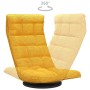 Silla de suelo giratoria de tela amarillo mostaza de vidaXL, Sillas de suelo - Ref: Foro24-336581, Precio: 113,24 €, Descuent...