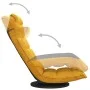Silla de suelo giratoria de tela amarillo mostaza de vidaXL, Sillas de suelo - Ref: Foro24-336581, Precio: 110,65 €, Descuent...