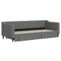 Sofá cama nido con cajones tela gris oscuro 80x200 cm de vidaXL, Camas y somieres - Ref: Foro24-3197458, Precio: 289,88 €, De...