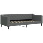 Sofá cama nido con cajones tela gris oscuro 80x200 cm de vidaXL, Camas y somieres - Ref: Foro24-3197458, Precio: 289,88 €, De...