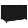 Arriate elevado de jardín madera de pino negro 119,5x82,5x78 cm de vidaXL, Maceteros y jardineras - Ref: Foro24-825314, Preci...