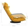 Silla de suelo giratoria de tela amarillo mostaza de vidaXL, Sillas de suelo - Ref: Foro24-336581, Precio: 110,65 €, Descuent...