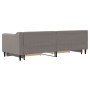 Sofá cama nido con cajones tela gris taupe 80x200 cm de vidaXL, Camas y somieres - Ref: Foro24-3197460, Precio: 288,59 €, Des...