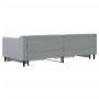 Sofá cama nido con cajones tela gris claro 90x200 cm de vidaXL, Camas y somieres - Ref: Foro24-3197462, Precio: 289,70 €, Des...