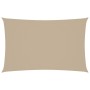 Toldo de vela rectangular tela Oxford beige 4x7 m en Sombrillas | Comprar online en Foru.es
