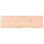 Unbehandelte Badezimmerarbeitsplatte aus Massivholz, 100 x 30 x (2–4) cm von vidaXL, Arbeitsplatten - Ref: Foro24-3156030, Pr...