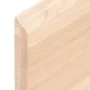 Unbehandelte Badezimmerarbeitsplatte aus Massivholz, 100 x 30 x (2–4) cm von vidaXL, Arbeitsplatten - Ref: Foro24-3156030, Pr...
