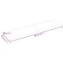 Encimera baño madera maciza tratada marrón claro 200x40x(2-6)cm de vidaXL, Encimeras - Ref: Foro24-3156172, Precio: 133,71 €,...
